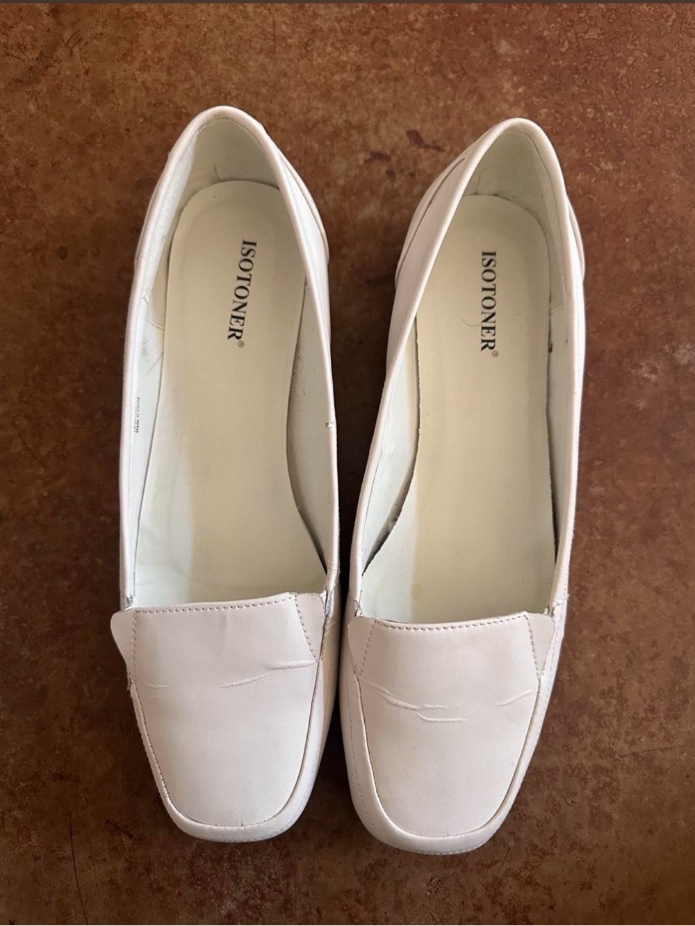 isotoner Women's Light Pink Slip-On Loafers